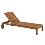 Wooden Sun Lounger
