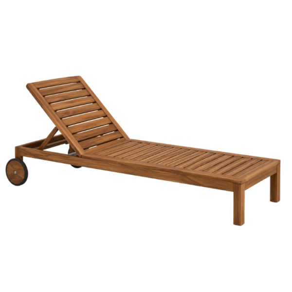 Wooden Sun Lounger