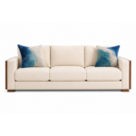 Modern Cream Upholstered Sofa