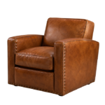 Modern Leather Accent Chair