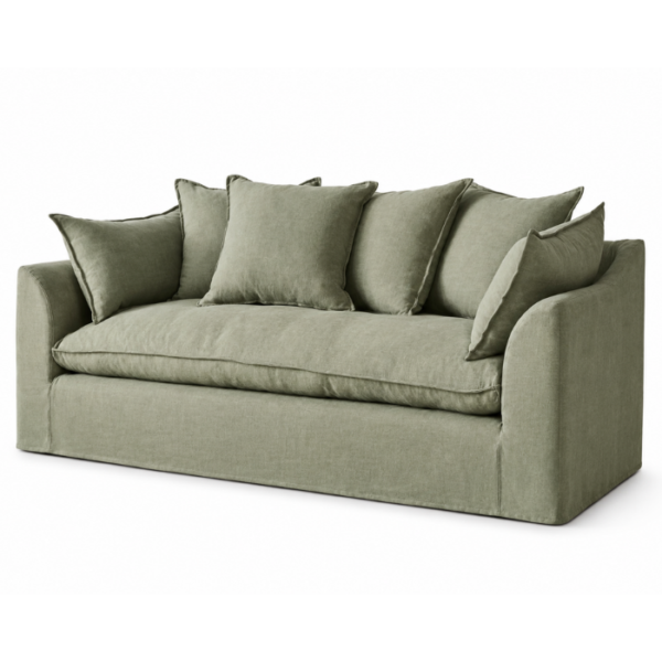 Sage Green Fabric Sofa
