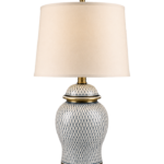 Blue & White Ceramic Table Lamp