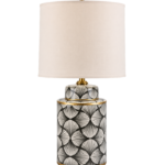 Modern Geometric Ceramic Table Lamp