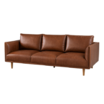 Brown Leather Sofa