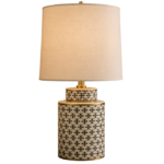 Floral Ceramic Table Lamp