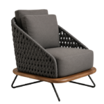 Modern Woven Lounge Chair