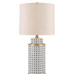 Modern Geometric Ceramic Table Lamp
