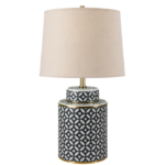 Modern Geometric Ceramic Table Lamp #002