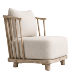 Modern Coastal Accent Chair