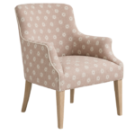 Blush Pattern Accent Chair