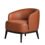 Modern Leather Accent Chair