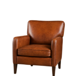 Premium Vintage Leather Accent Chair